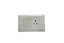 PLACA  CON  1  INTERRUPTOR  DE  ESCALERA  Y  1  CONTACTO  DE  1.5  MÓDULOS