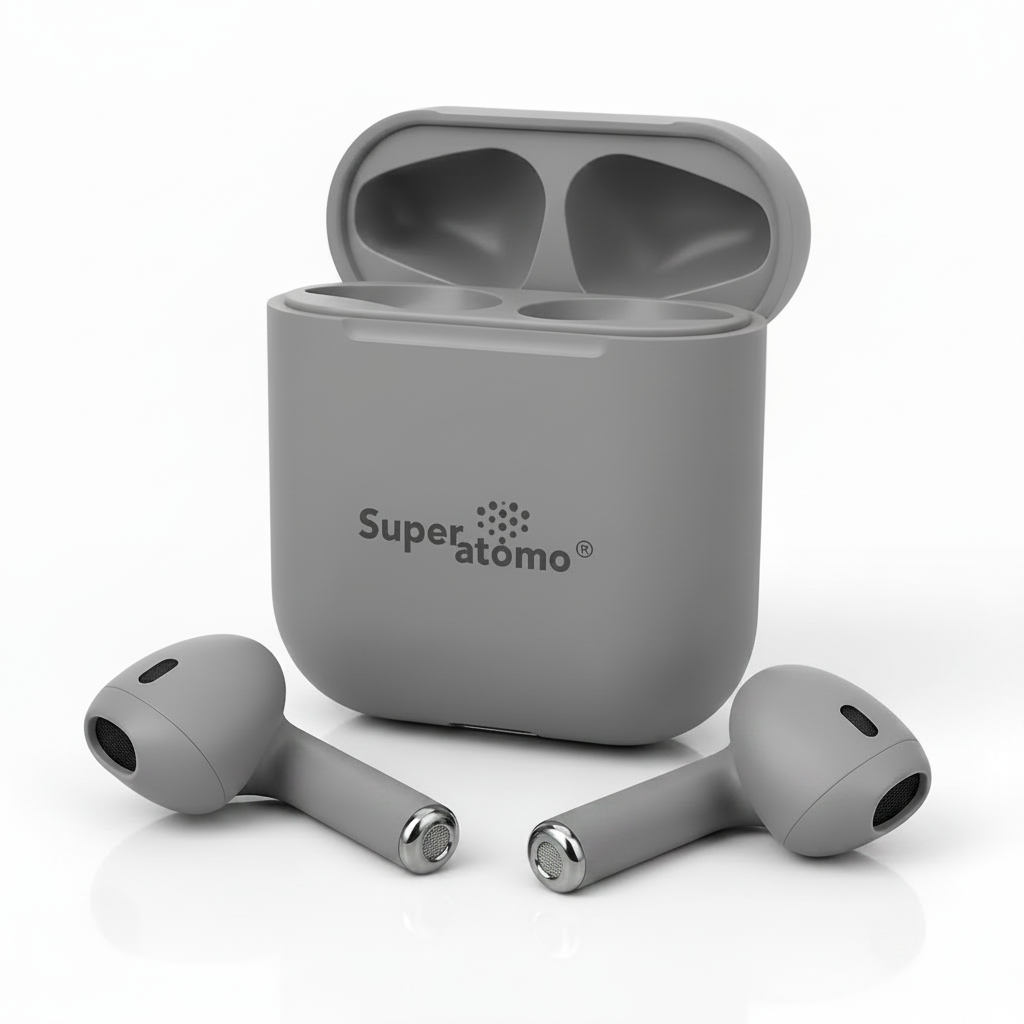 AUDIFONOS INALAMBRICOS CON BLUETOOTH TWS(GRIS)