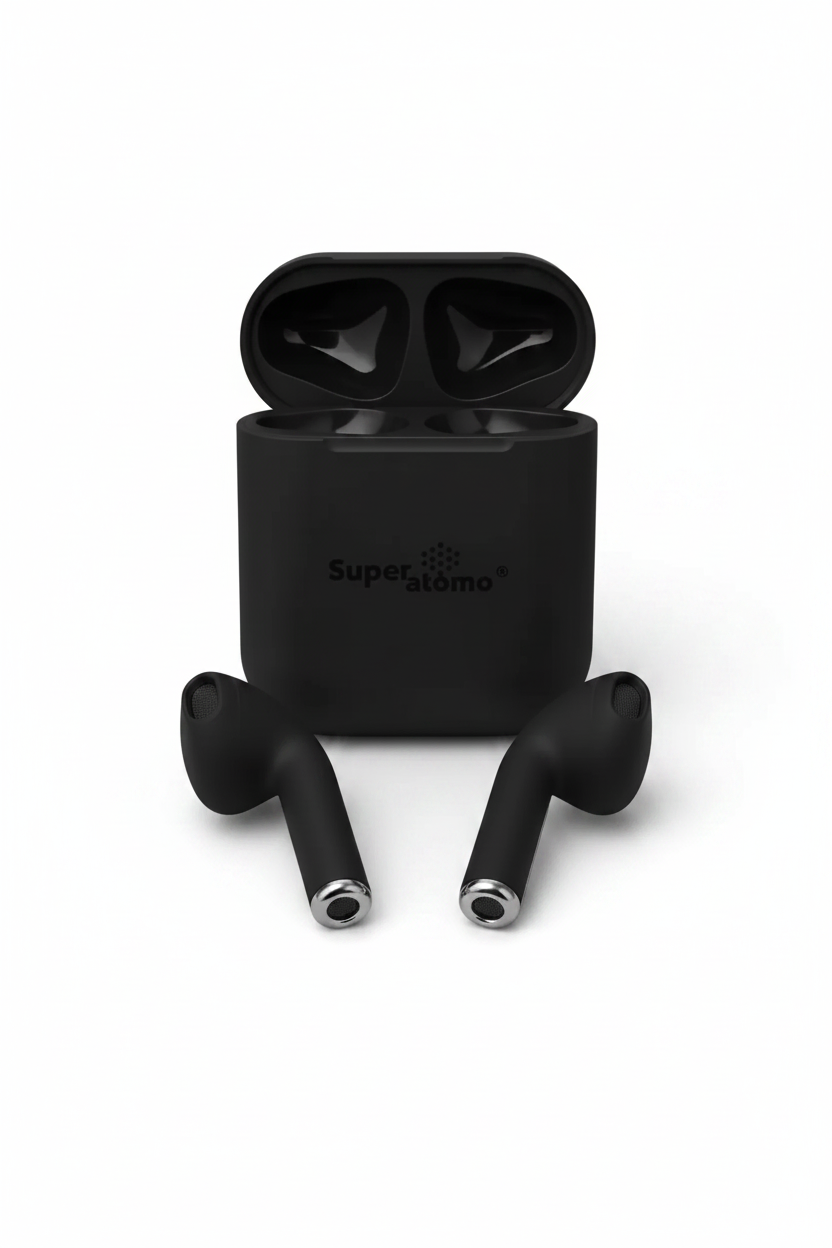 AUDIFONOS INALAMBRICOS CON BLUETOOTH TWS(NEGRO)