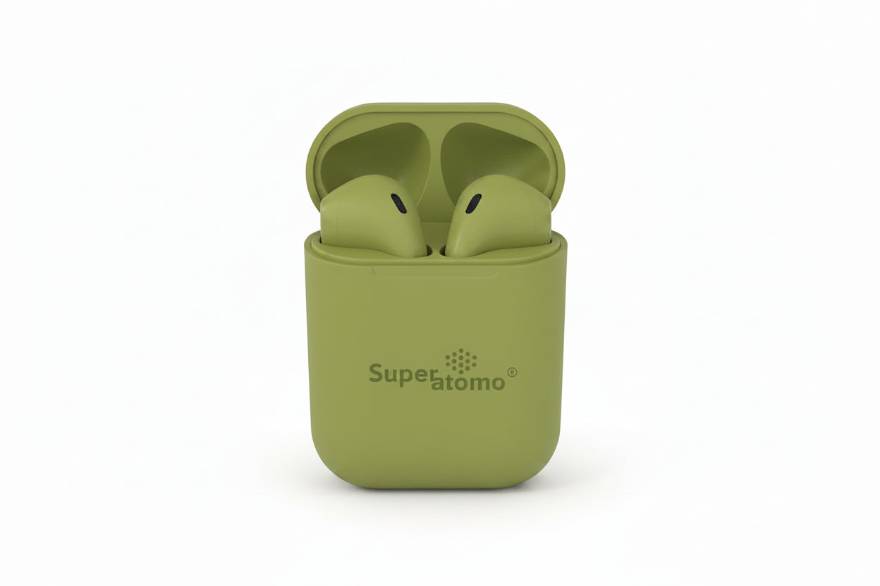 AUDIFONOS INALAMBRICOS CON BLUETOOTH TWS(VERDE)