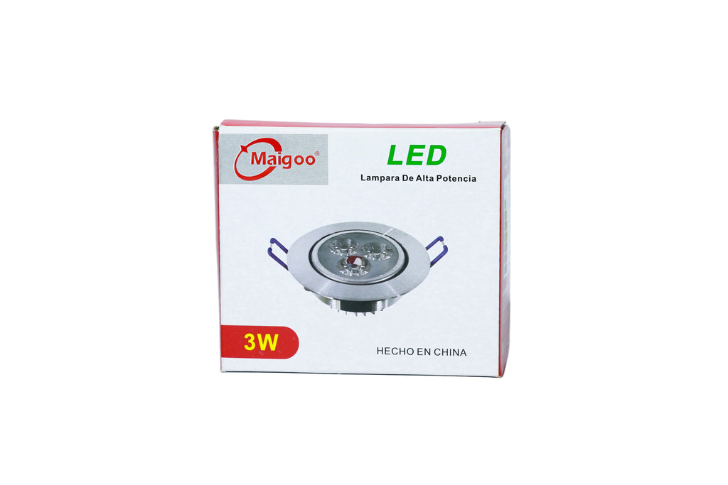 LED DIRIGIBLE ALUMINIO 3W