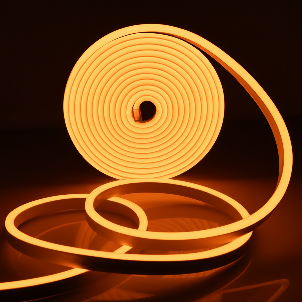 TIRA LED NEON 5M NARANJA