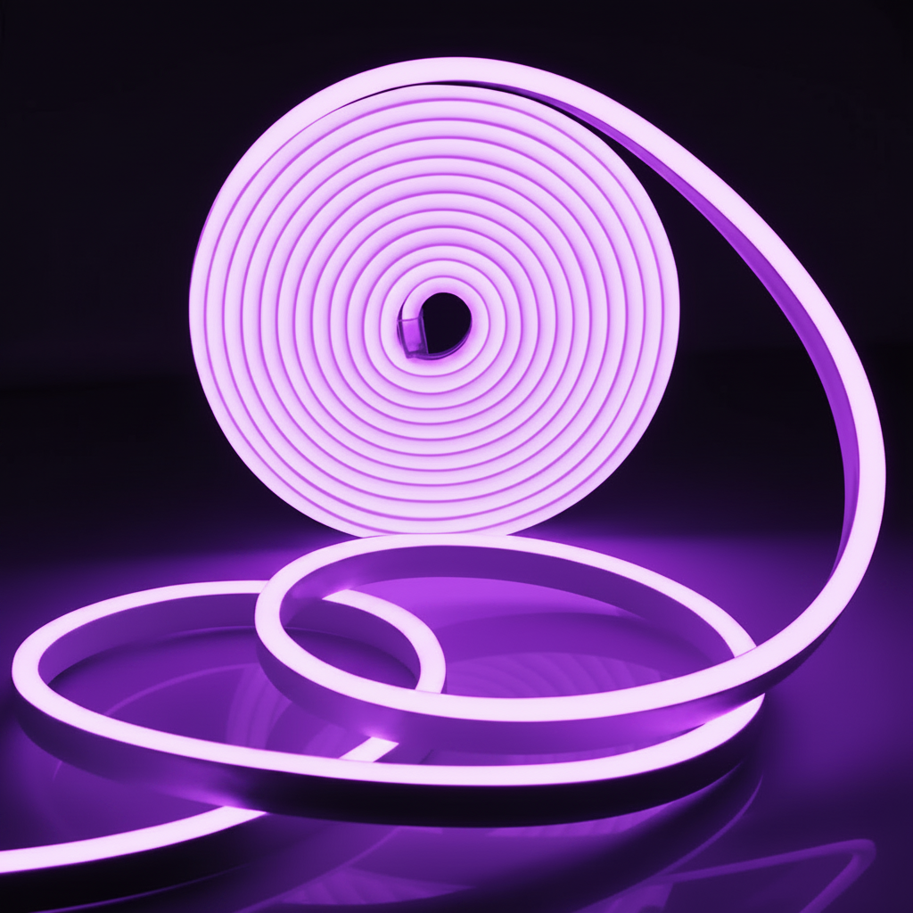 TIRA LED NEON 5M MORADO