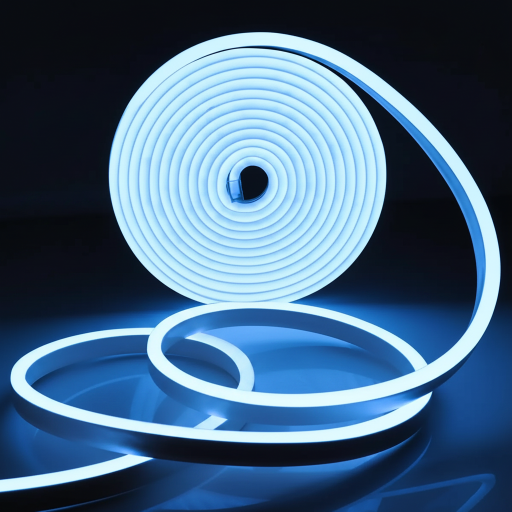 TIRA LED NEON 5M AZUL CLARO Imagen secundaria del producto