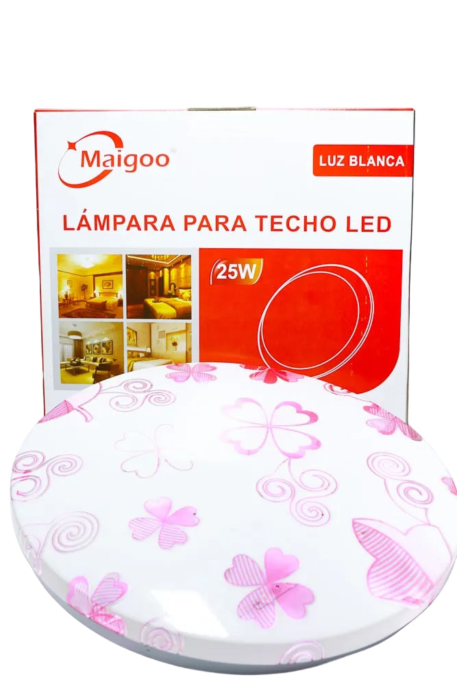 LAMPARA DE TECHO-1 25W (ROSA) Imagen secundaria del producto